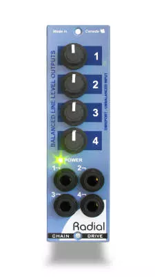 Chain Drive Quad Output Balanced Line Driver