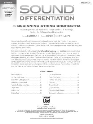 Sound Differentiation for Beginning String Orchestra - Lenhart/Bush/Phillips - Cello/Bass - Book