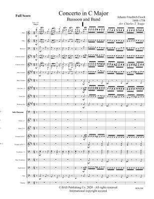 Concerto in C Major - Fasch/Yeago - Bassoon/Concert Band - Gr. 1.5