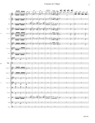 Concerto in C Major - Fasch/Yeago - Bassoon/Concert Band - Gr. 1.5