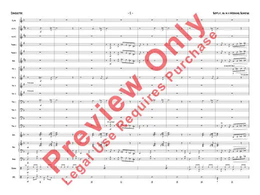 Softly, as in a Morning Sunrise - Romberg/Hammerstein/Baker - Jazz Ensemble - Gr. 2.5
