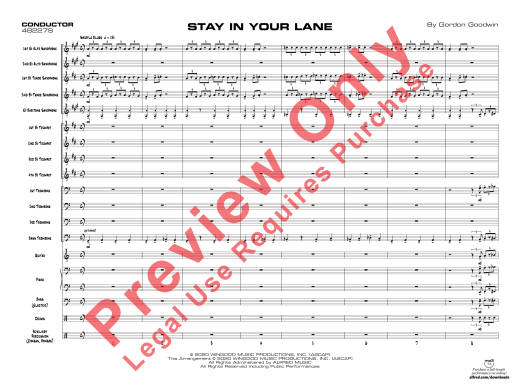 Stay in Your Lane - Goodwin - Jazz Ensemble - Gr. 3