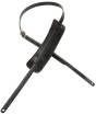 "Levys - 5\/8 50s Style Leather Guitar Strap - Black"