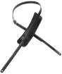 Levys - 5\/8 50s Style Leather Guitar Strap - Black