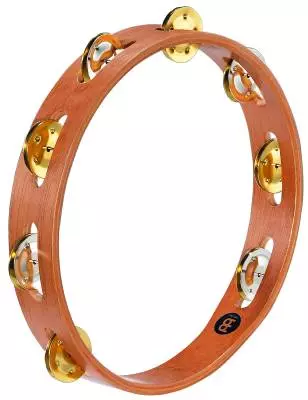 Meinl - Recording Combo Wood Tambourine - Dual-Alloy Jingles