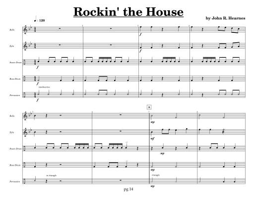 Rockin\' Your Socks - Hearnes - Percussion Ensemble - Score/Parts
