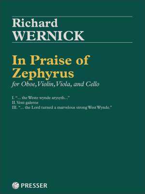 Theodore Presser - In Praise of Zephyrus - Wernick - Chamber Quartet - Score/Parts