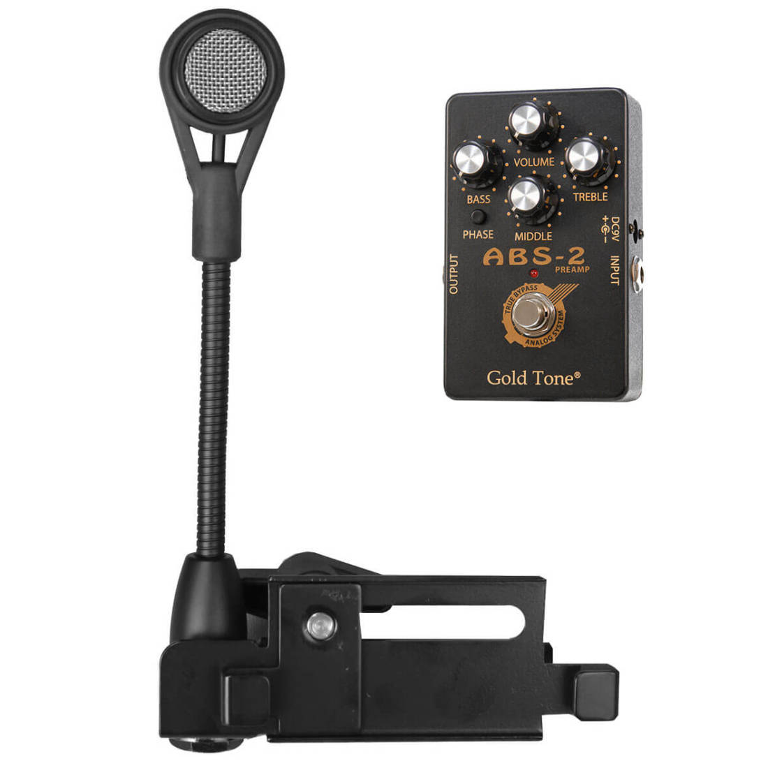 ABS Banjo/Resonator Guitar Microphone System