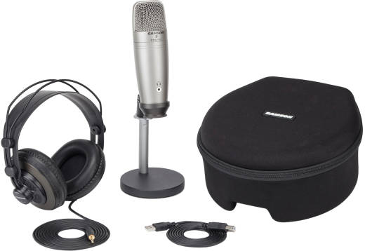 Samson - C01U Pro Podcasting Pack with USB Studio Condenser Microphone