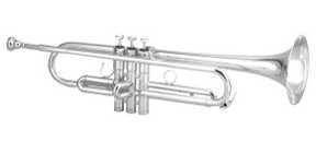 Faddis Style Bb Trumpet - Silver Plated