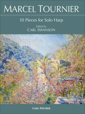 10 Pieces for Solo Harp - Tournier/Swanson - Harp - Book