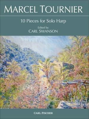 Carl Fischer - 10 Pieces for Solo Harp - Tournier/Swanson - Harp - Book