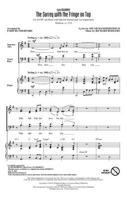 The Surrey with the Fringe on Top - Rodgers /Hammerstein /Rutherford - SATB