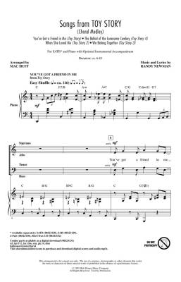Songs from Toy Story (Choral Medley) - Newman/Huff - SATB
