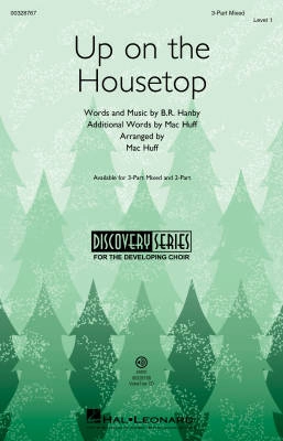 Hal Leonard - Up on the Housetop - Hanby/Huff - 3pt Mixed