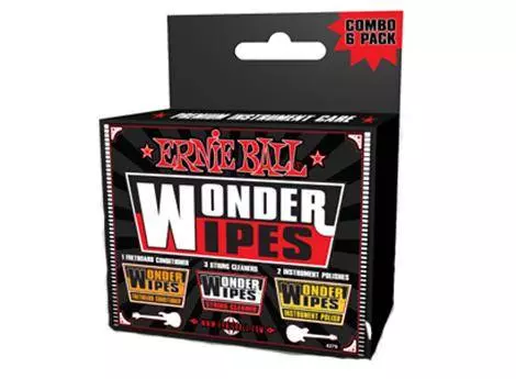 Ernie Ball - Wonder Wipes Combo Pack (6 pack)