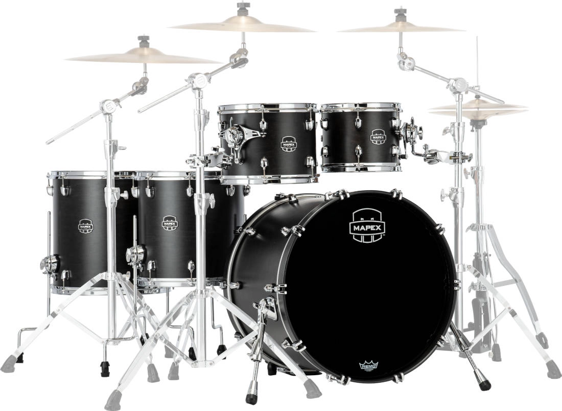 Saturn Renew 5-Piece Shell Pack (22,10,12,14,16) - Satin Black