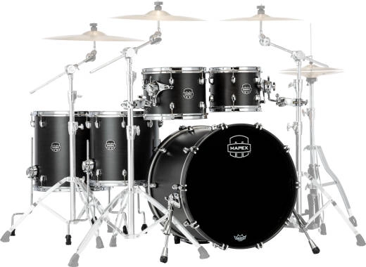 Mapex - Saturn Renew 5-Piece Shell Pack (22,10,12,14,16) - Satin Black