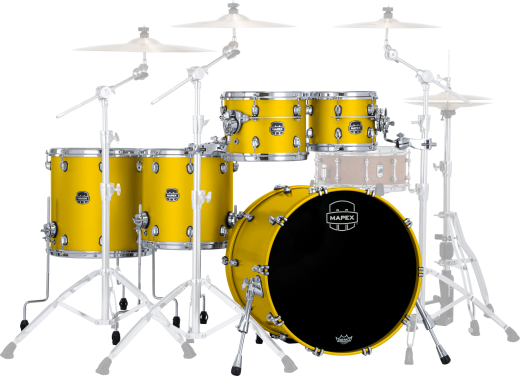 Mapex - Saturn Evolution 5-Piece Shell Pack (22,10,12,14,16) - Tuscan Yellow