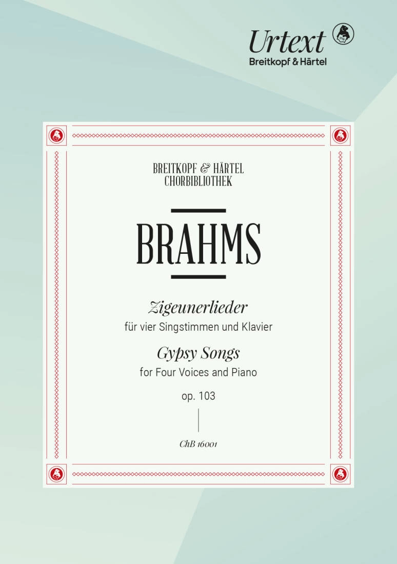 Gypsy Songs Op. 103 - Brahms/Conrat/Wiechert - SATB