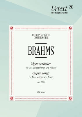 Breitkopf & Hartel - Gypsy Songs Op. 103 - Brahms/Conrat/Wiechert - SATB
