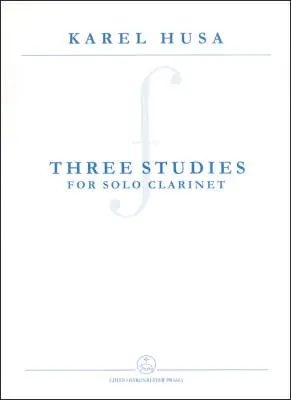 Baerenreiter Verlag - Three Studies for Solo Clarinet - Husa - Performance Score - Clarinet