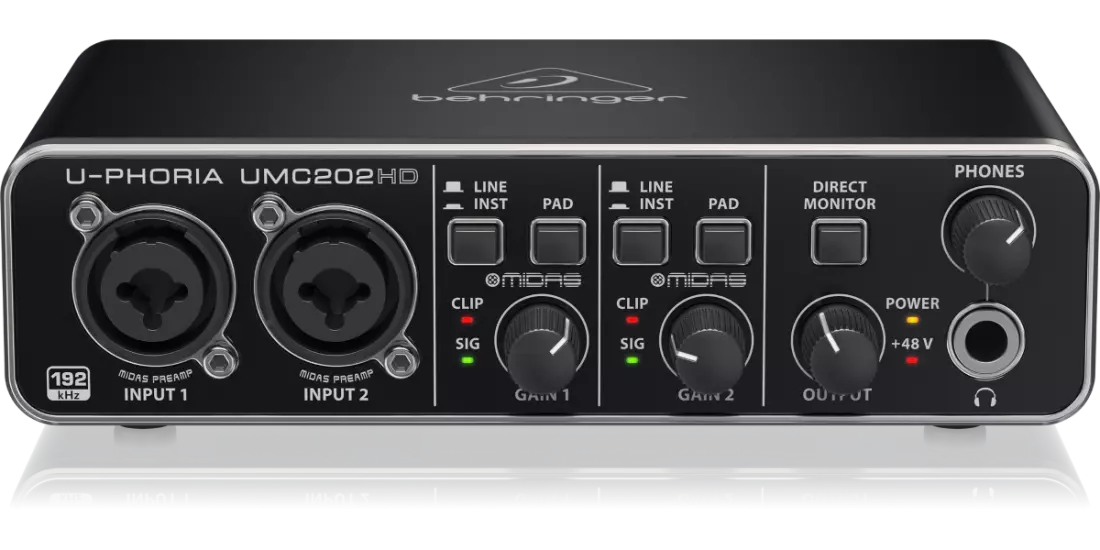 U-Phoria UMC2020HD 2X2 USB Audio Interface