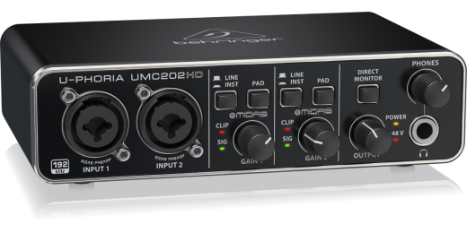 U-Phoria UMC2020HD 2X2 USB Audio Interface
