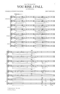You Rise, I Fall (from: The Sacred Veil) - Silvestri/Whitacre - SATB