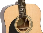 Songmaker DR-100 Acoustic Guitar, Left-Handed - Natural