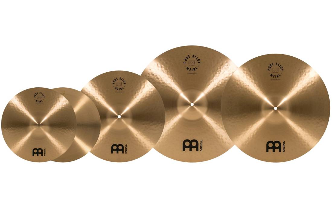 Pure Alloy Cymbal Pack (14HH, 16C, 18C, 20R) with Ching Ring and Bacon