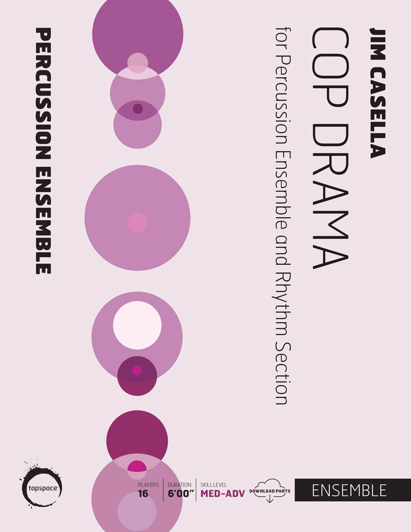 Cop Drama - Casella - Percussion Ensemble - Score/PDF Parts