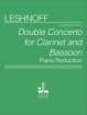 Theodore Presser - Double Concerto for Clarinet & Bassoon - Leshnoff - Score/Parts