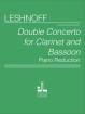 Theodore Presser - Double Concerto for Clarinet & Bassoon - Leshnoff - Score\/Parts