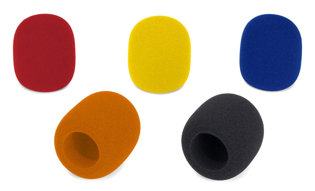 WS1C Microphone Windscreen 5-Pack - Multicolour