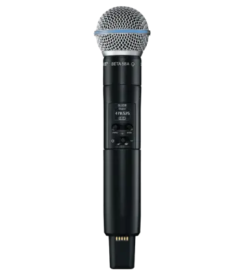 Shure - SLXD2/B58 Handheld Transmitter with Beta58A Capsule - H55