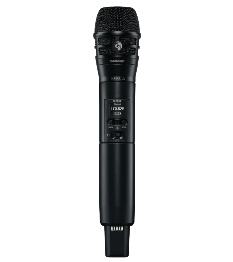 SLXD2/K8B Handheld Transmitter With KSM8 Dualdyne Capsule - H55