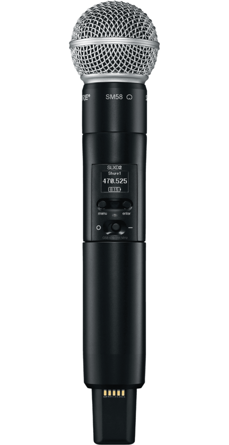 SLXD2/SM58 Handheld Transmitter with SM58 Capsule - J52