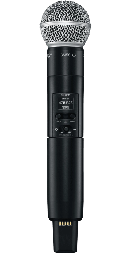 SLXD2/SM58 Handheld Transmitter with SM58 Capsule - H55