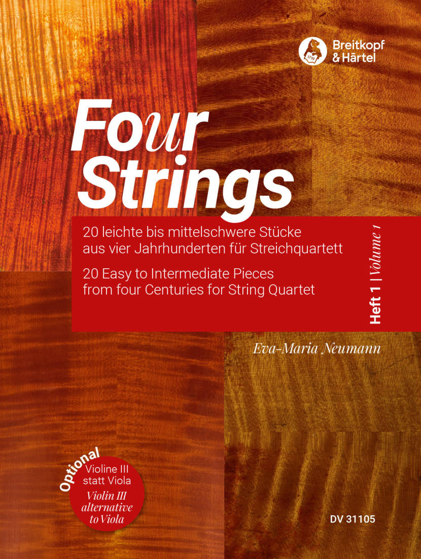 Fo(u)r Strings, Volume 1 - Neumann - String Quartet - Score/Parts