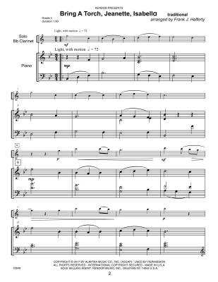 Celebrating Christmas (14 Grade 4 Solos With Piano Accompaniment) - Halferty - Bb Clarinet - Book