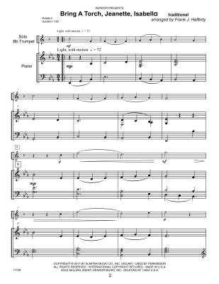 Celebrating Christmas (14 Grade 4 Solos With Piano Accompaniment) - Halferty - Bb Trumpet - Book