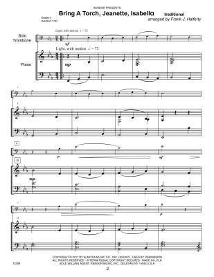 Celebrating Christmas (14 Grade 4 Solos With Piano Accompaniment) - Halferty - Trombone - Book