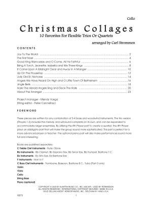 Christmas Collages: 10 Favorites For Flexible Trios Or Quartets - Cello - Strommen - Book