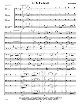 Christmas Collages: 10 Favorites For Flexible Trios Or Quartets - String Bass - Strommen - Book