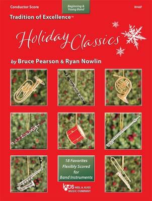 Kjos Music - Tradition of Excellence: Holiday Classics - Pearson/Nowlin - Conductor Score - Book