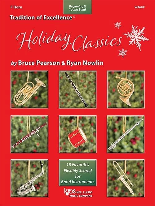 Tradition of Excellence: Holiday Classics - Pearson/Nowlin - F Horn - Book