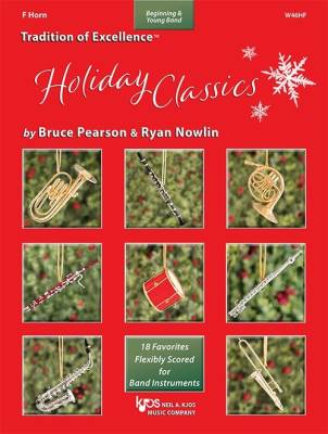 Tradition of Excellence: Holiday Classics - Pearson/Nowlin - F Horn - Book