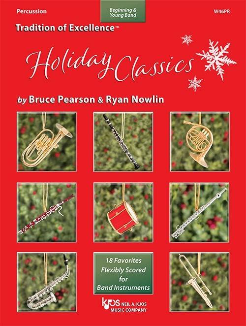 Tradition of Excellence: Holiday Classics - Pearson/Nowlin - Percussion - Book