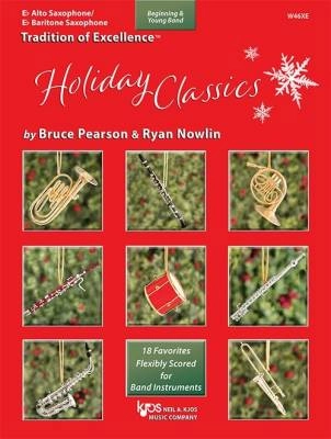 Kjos Music - Tradition of Excellence: Holiday Classics - Pearson/Nowlin - Eb Alto Saxophone/Eb Baritone Saxophone - Book